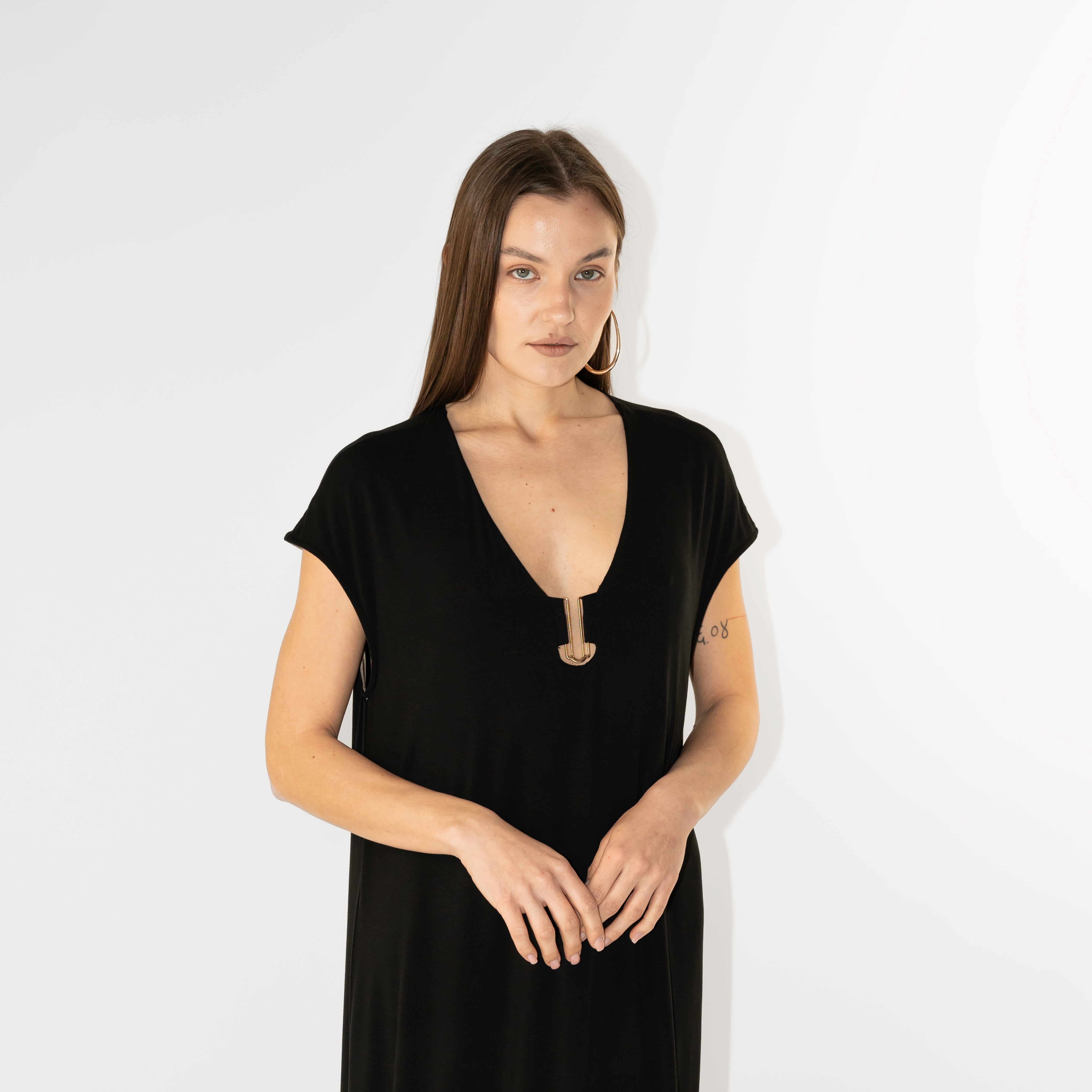 Abito maxi in jersey bamboo