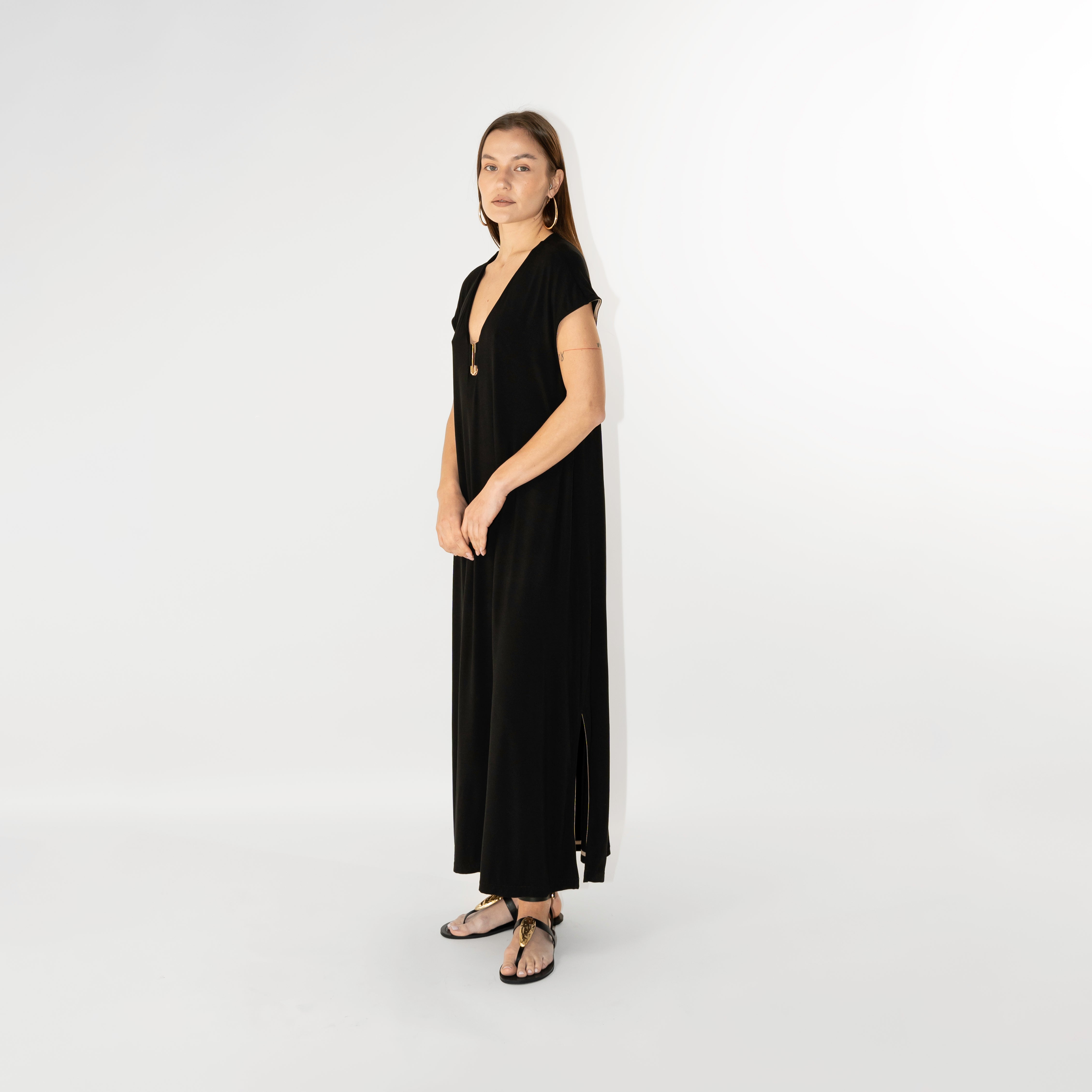 Abito maxi in jersey bamboo