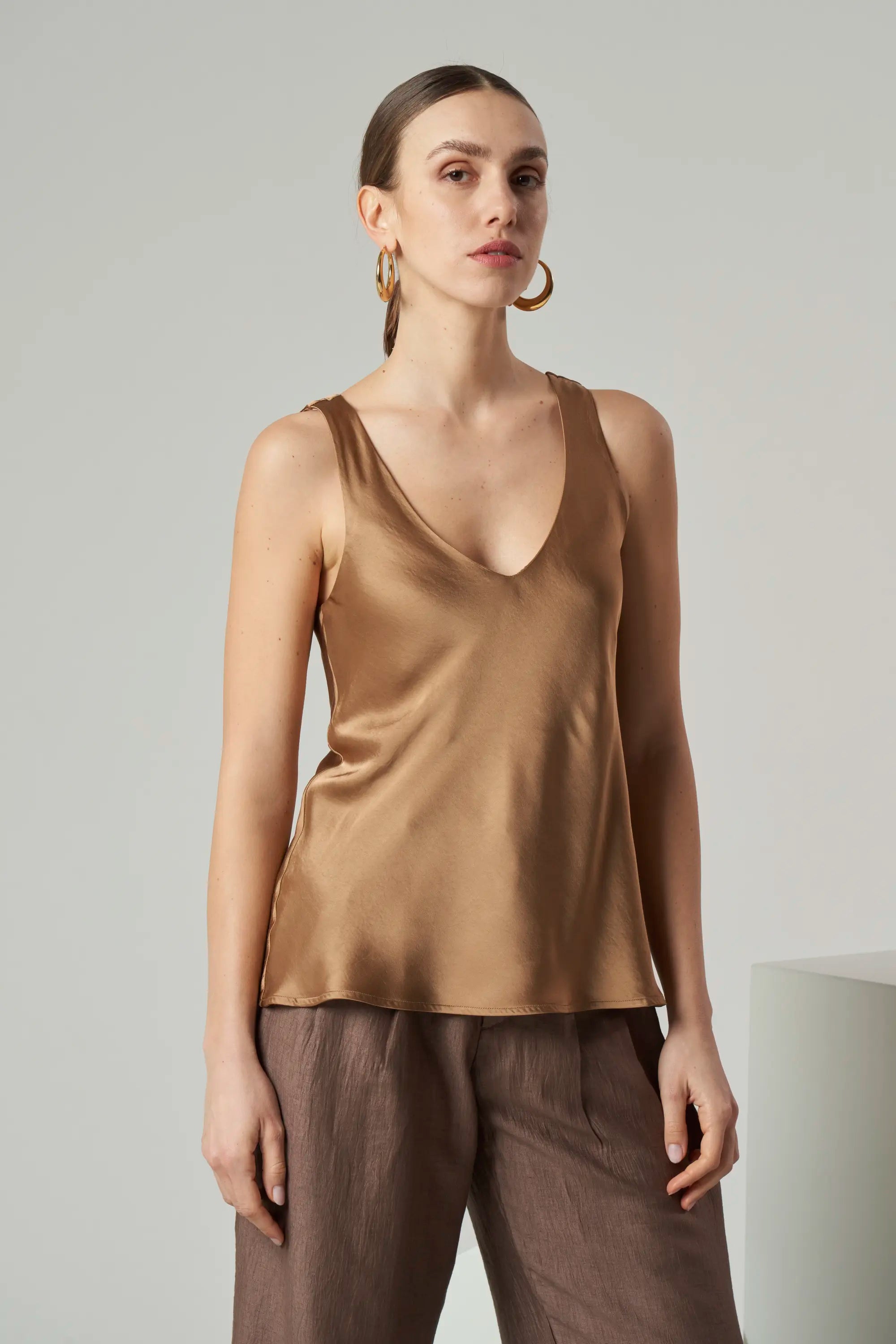Satin Viscose Top