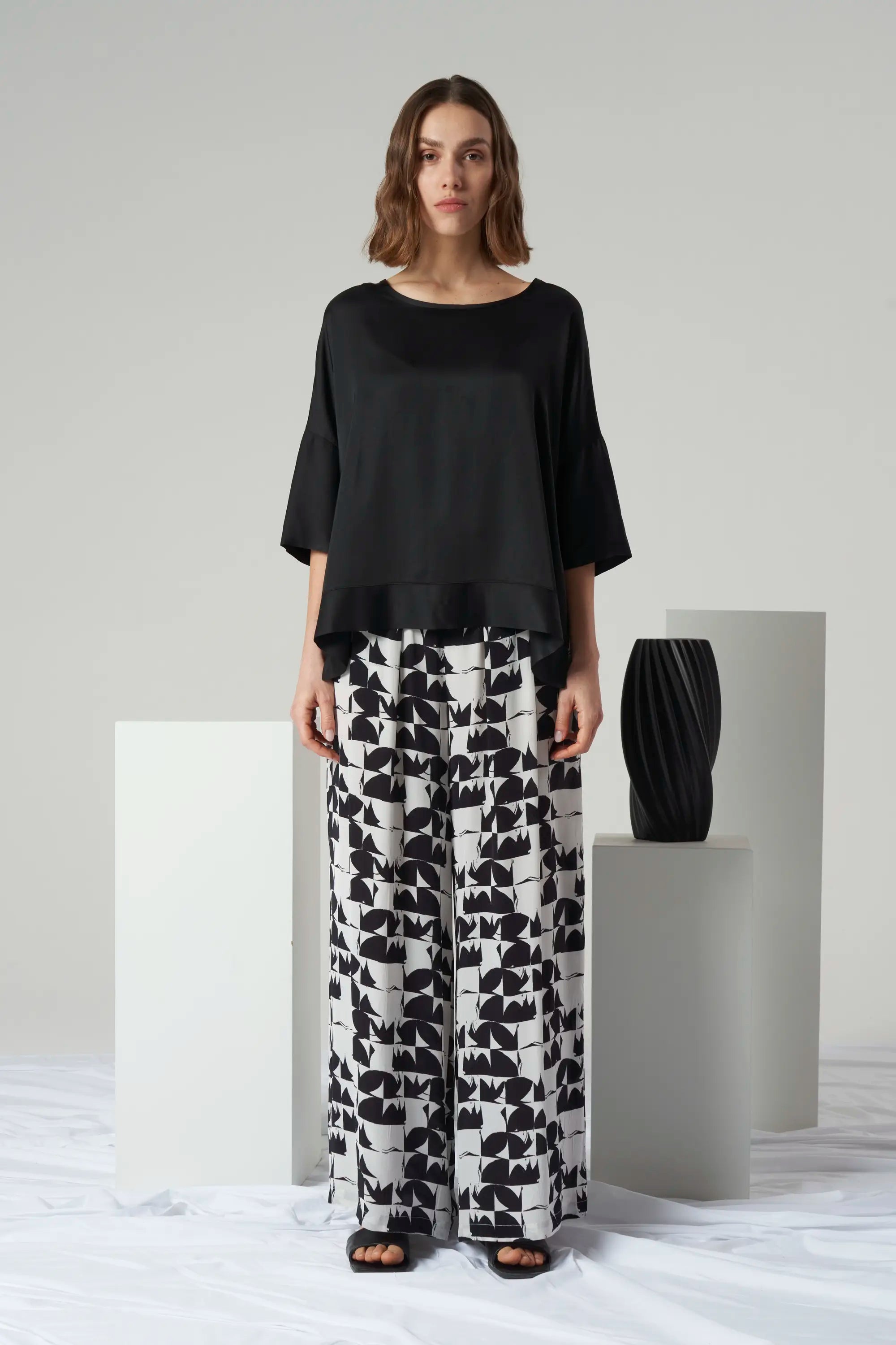 Satin Viscose Blouse