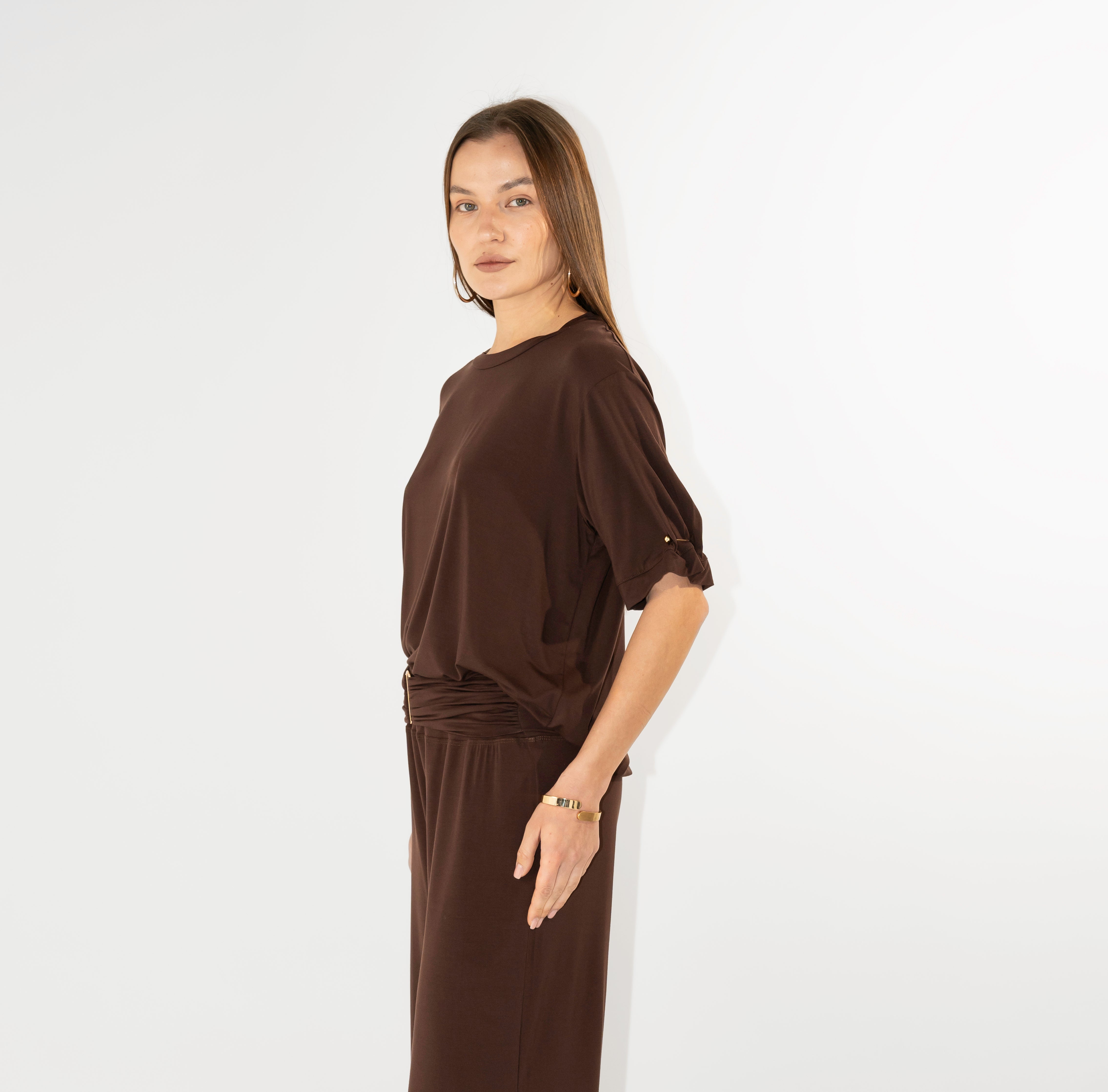 T-shirt maniche corte in jersey bamboo