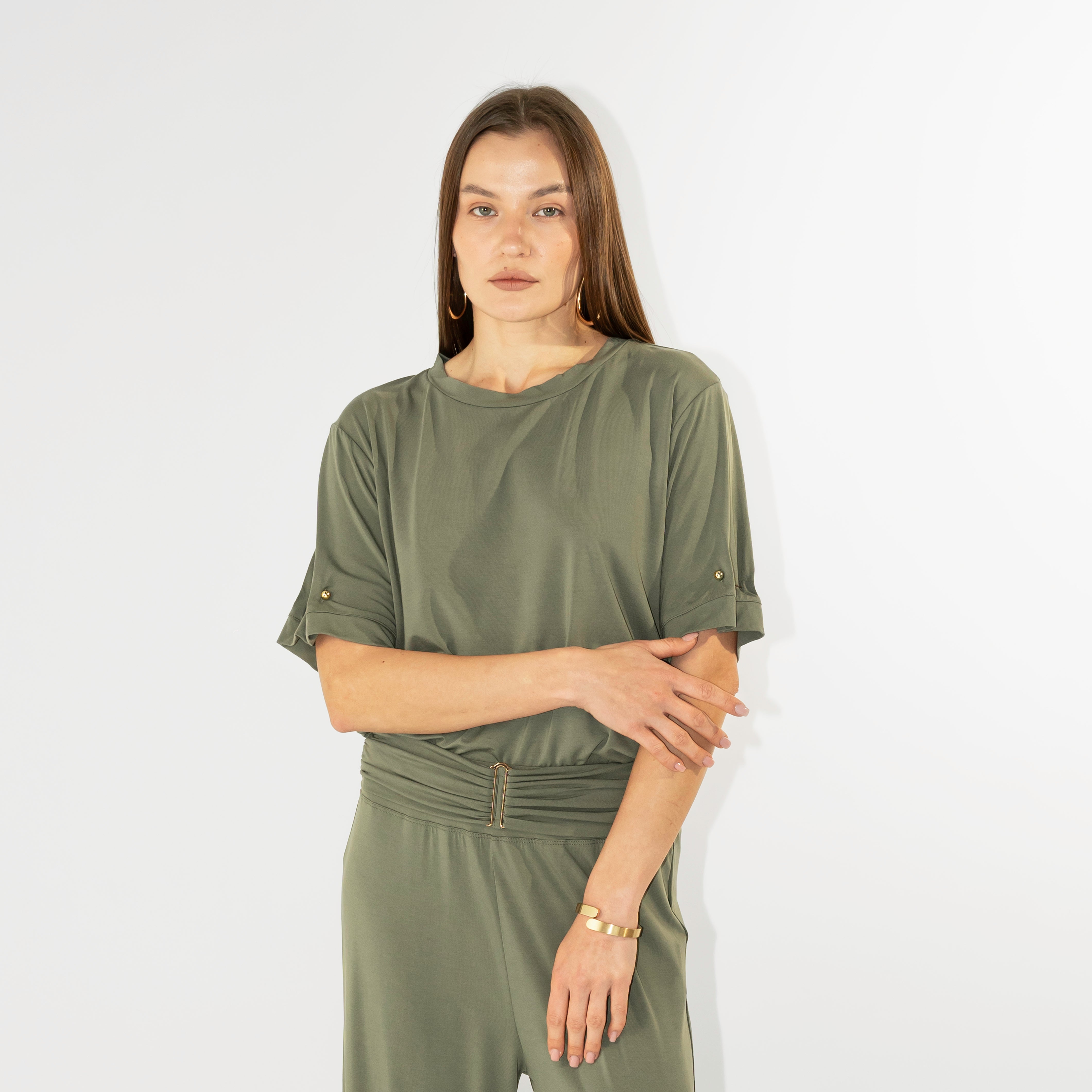 T-shirt maniche corte in jersey bamboo