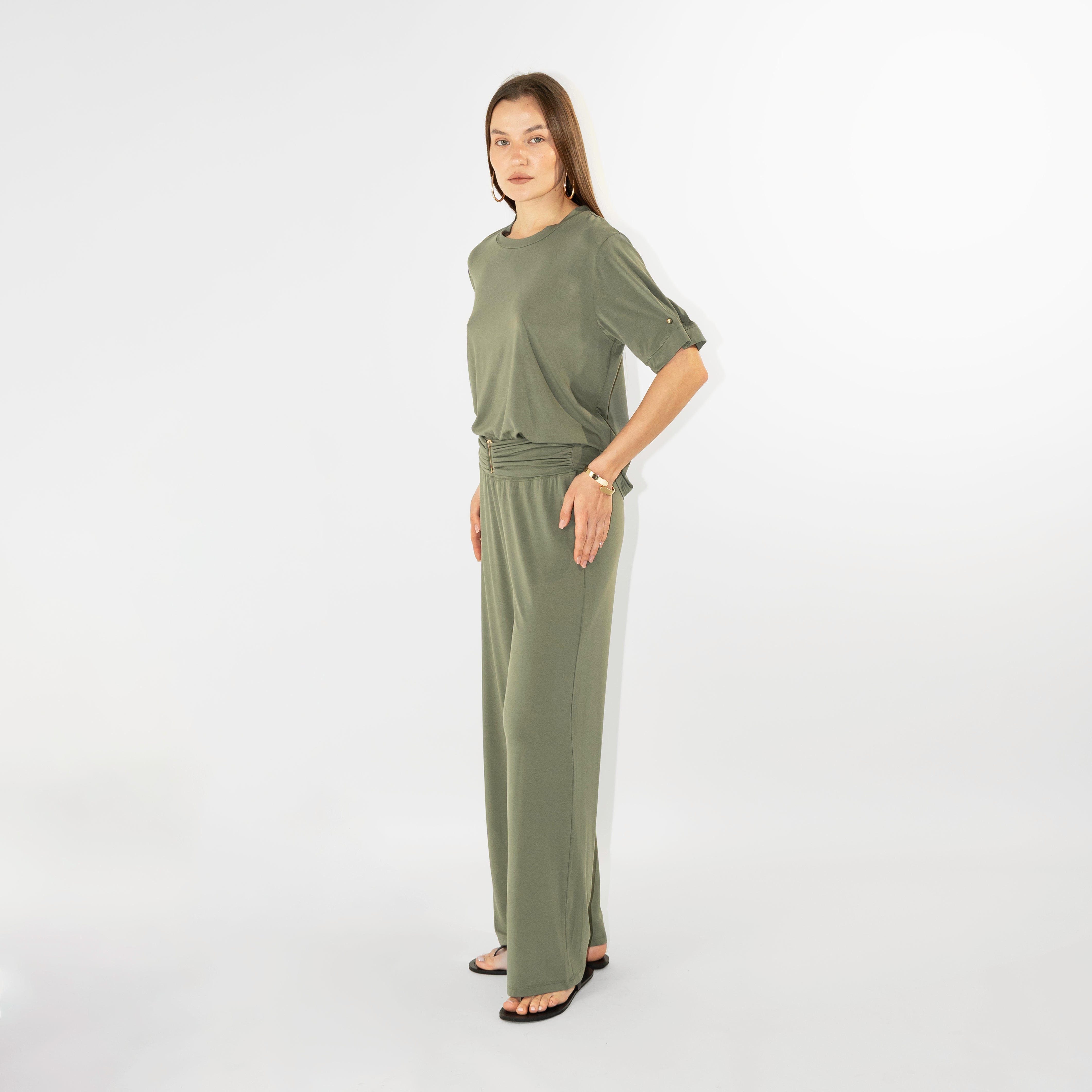 T-shirt maniche corte in jersey bamboo