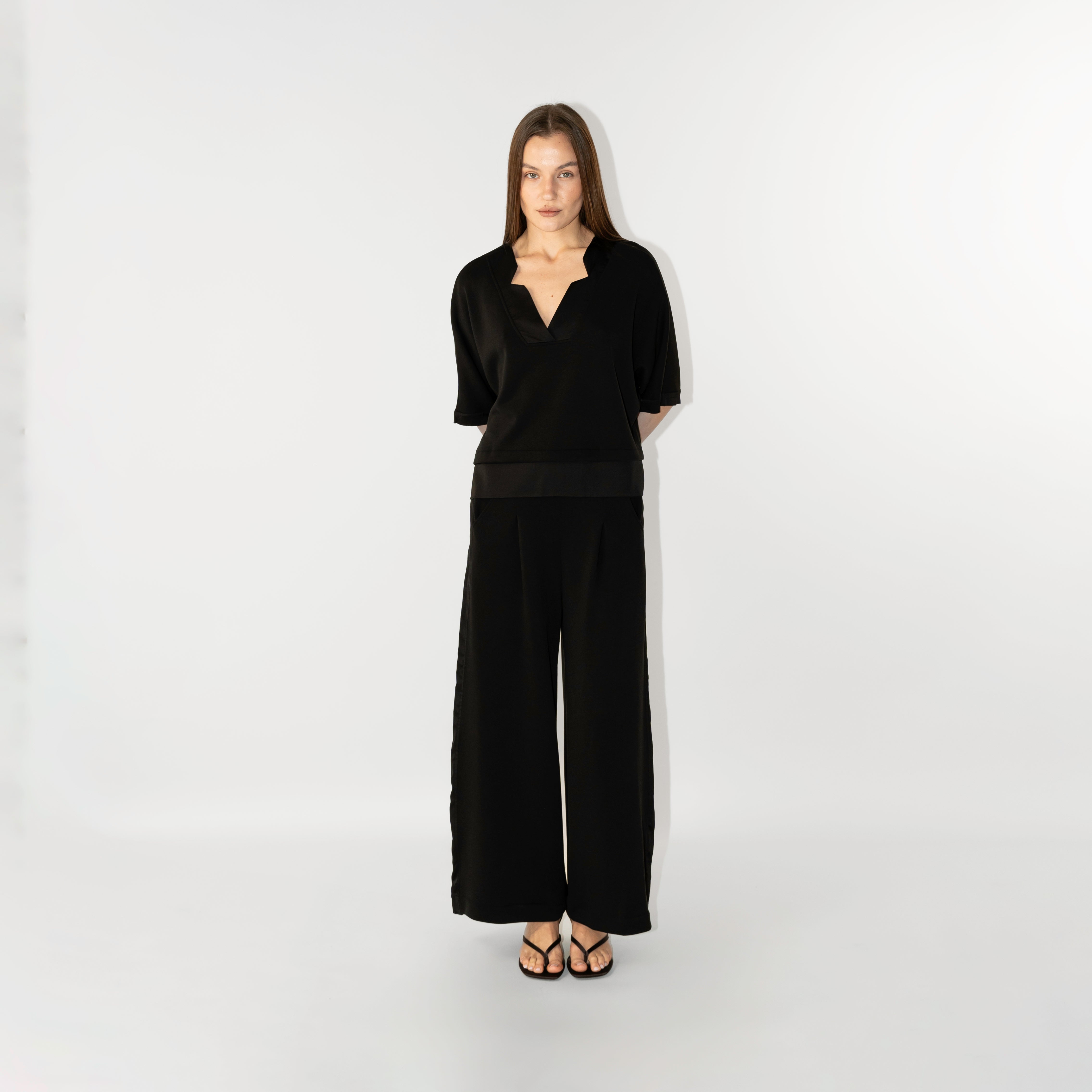 Blusa manica 3/4 in modal light