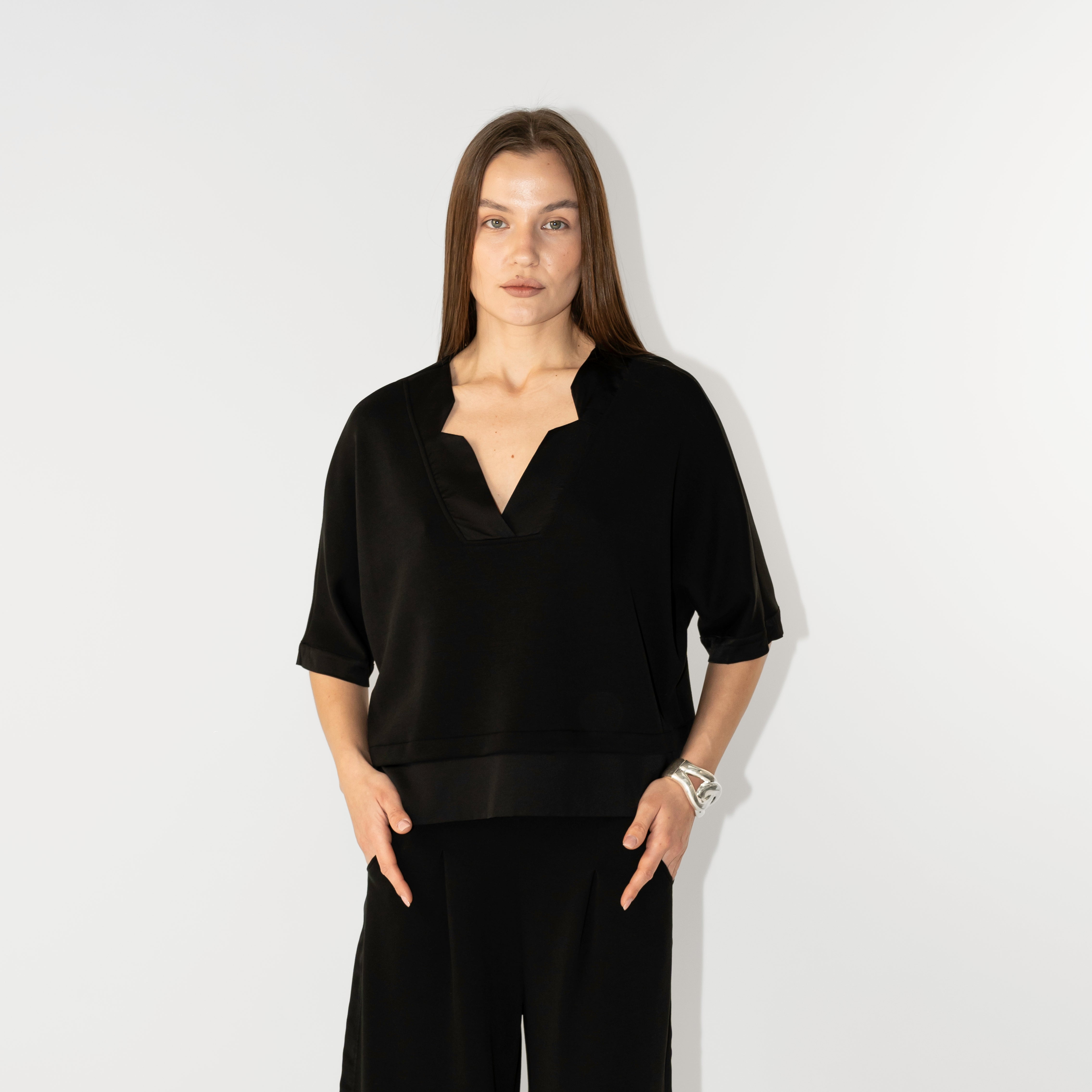 Blusa manica 3/4 in modal light