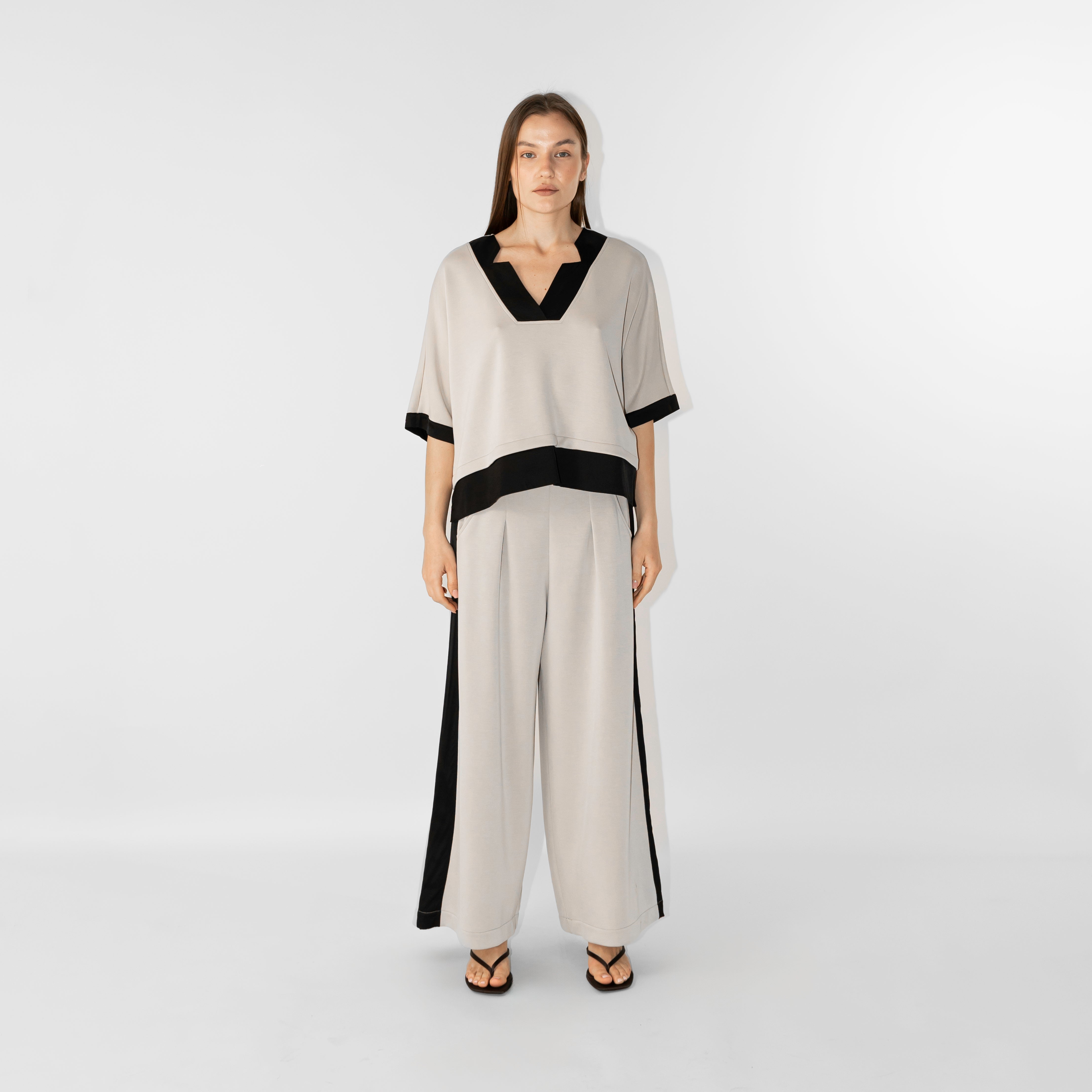 Blusa manica 3/4 in modal light