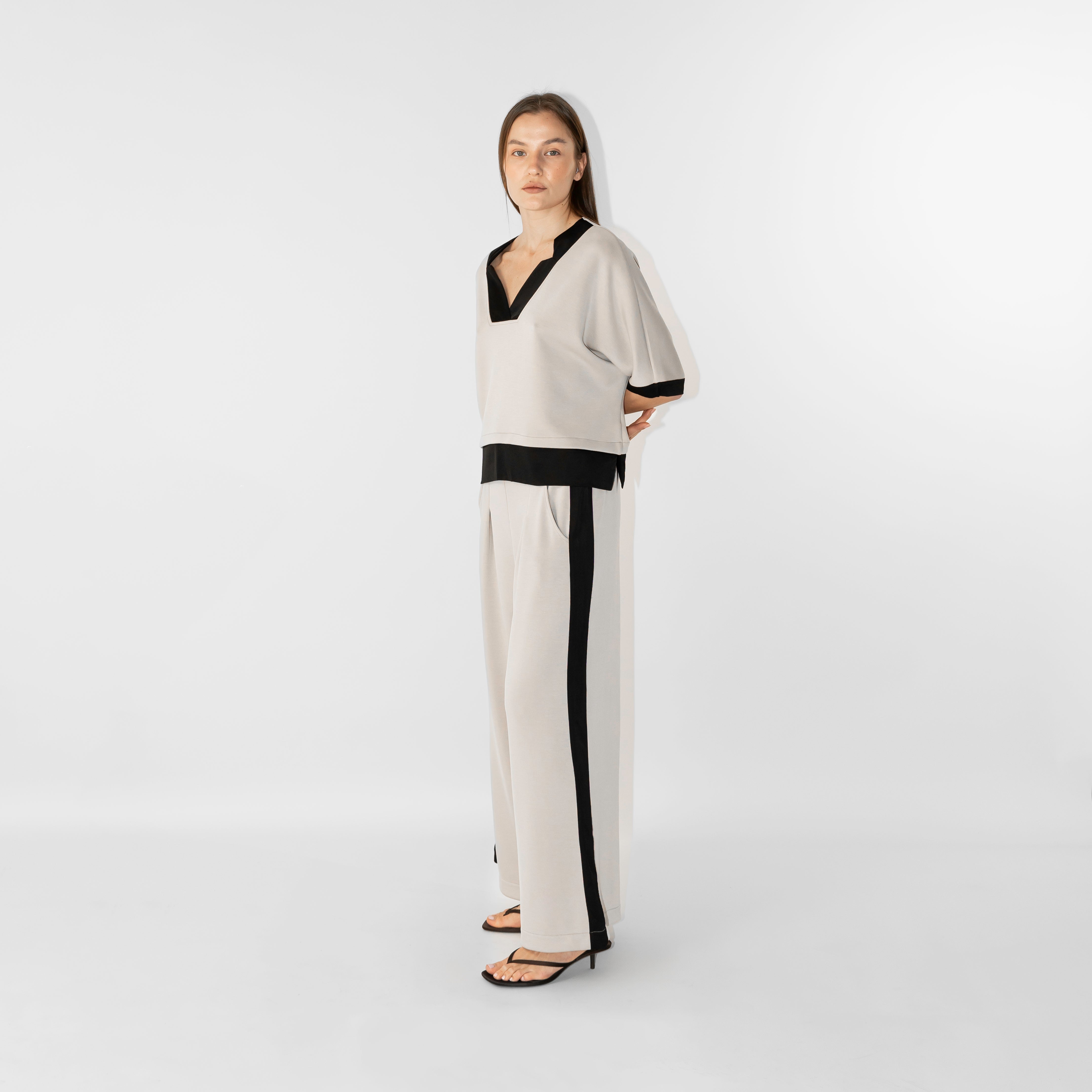 Blusa manica 3/4 in modal light