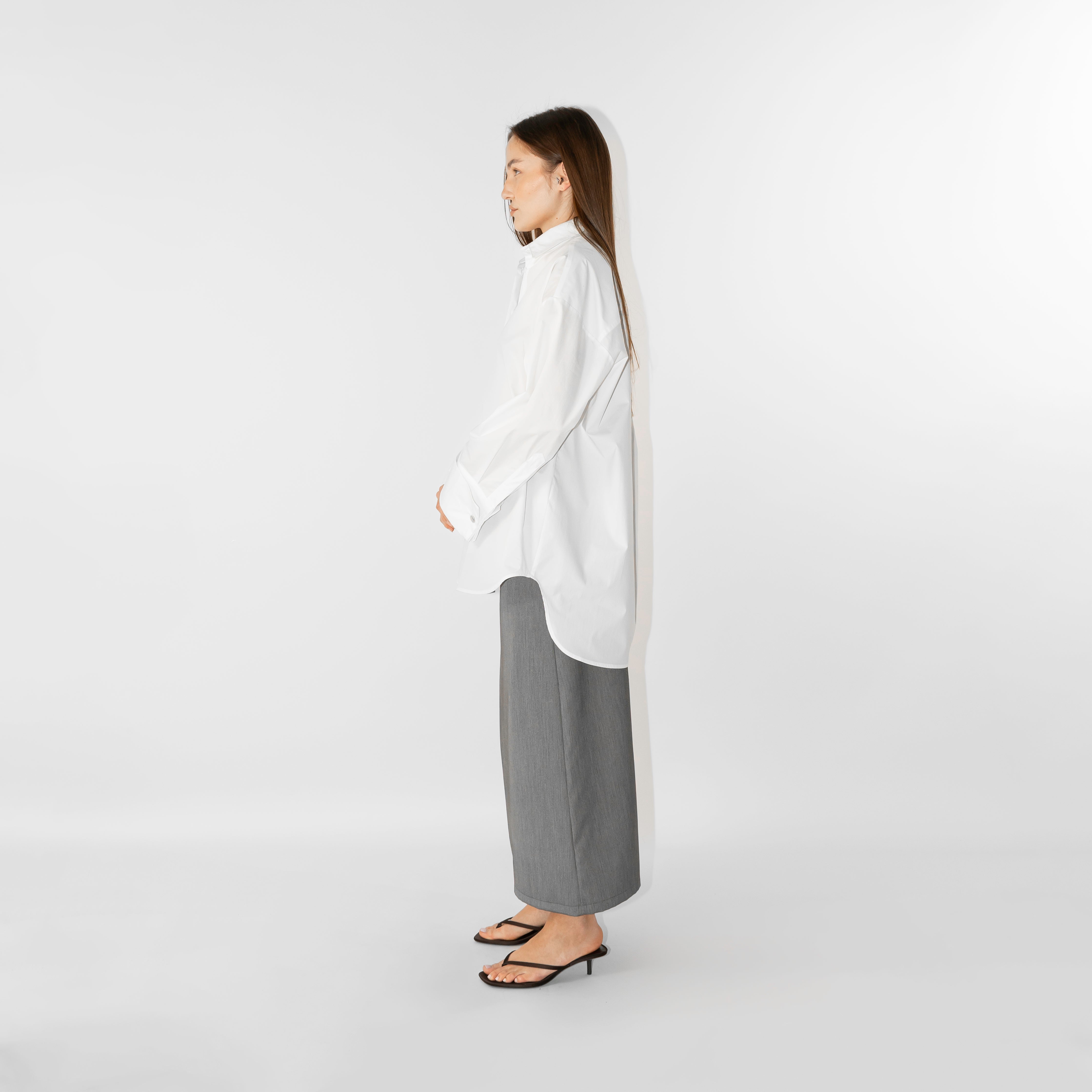 Camicia over con polsi ampi