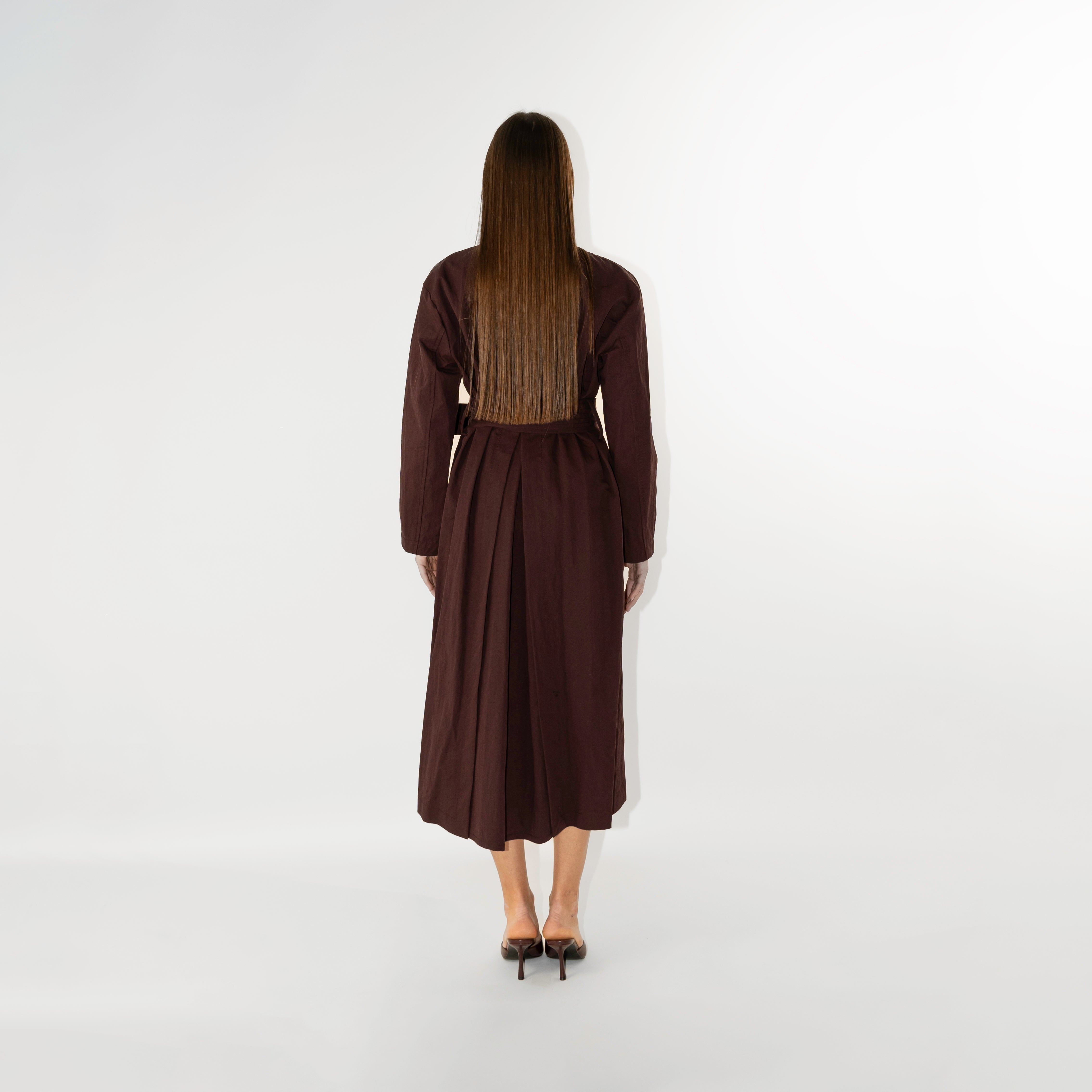 Trench Kimono con cintura