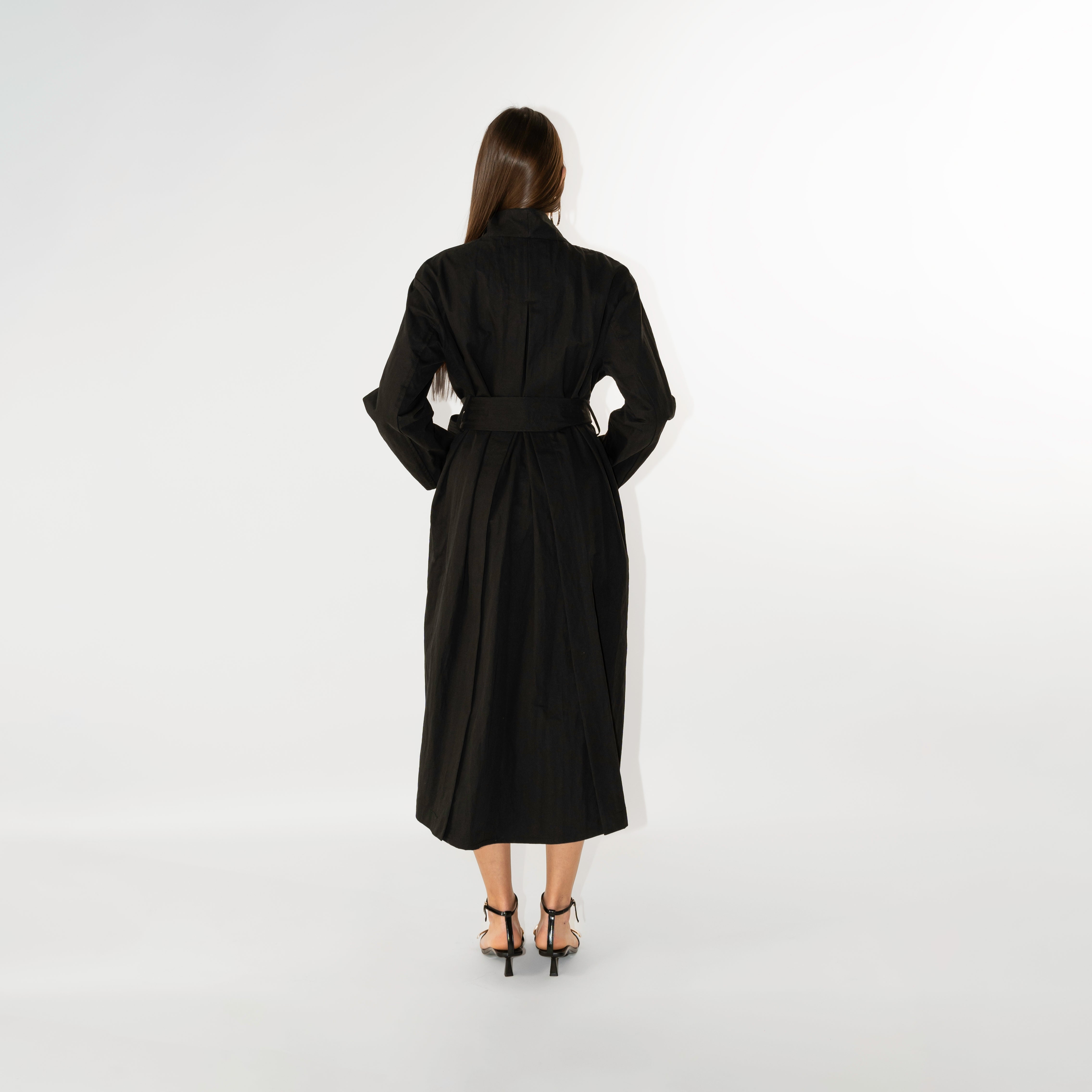 Trench Kimono con cintura