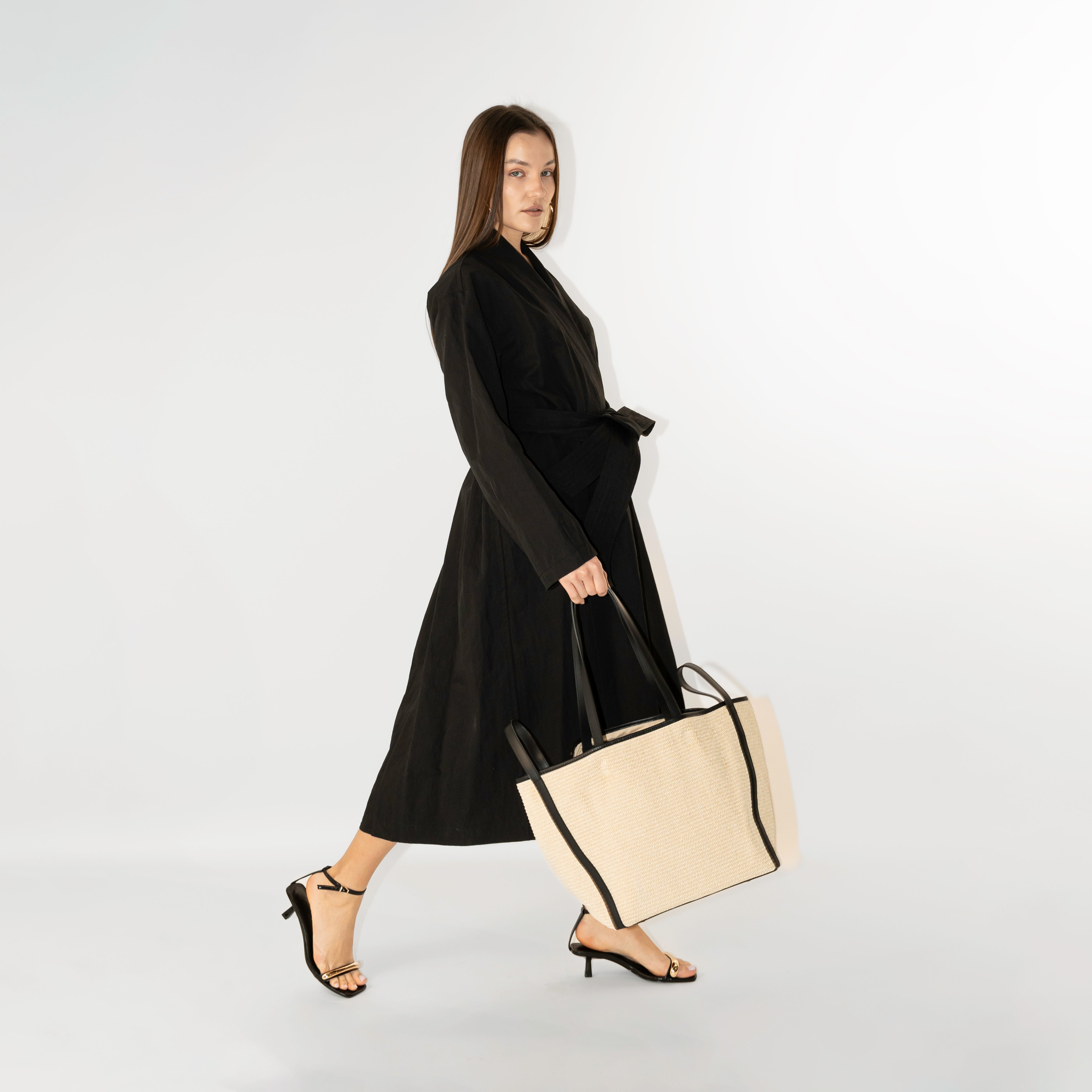 Trench Kimono con cintura