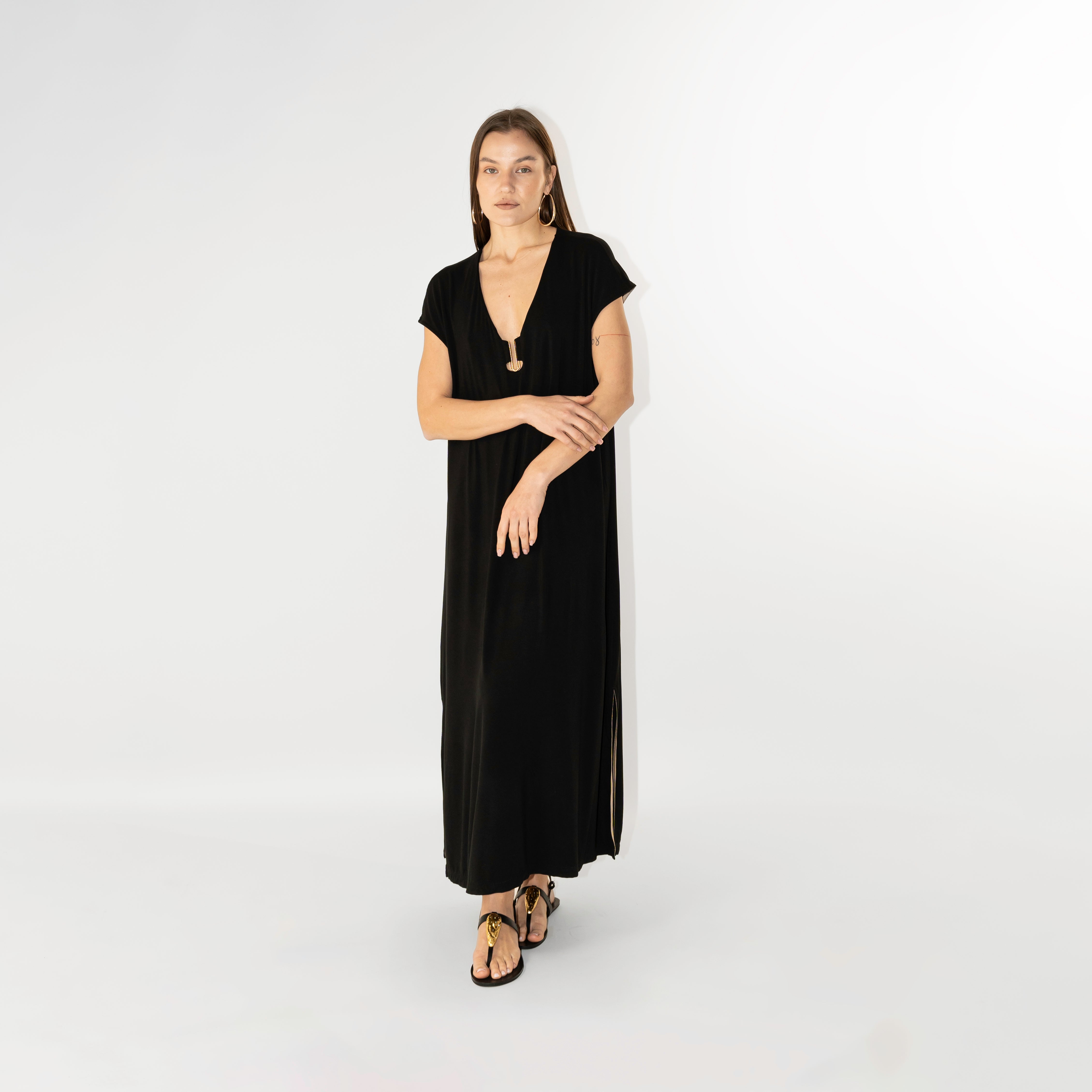 Abito maxi in jersey bamboo