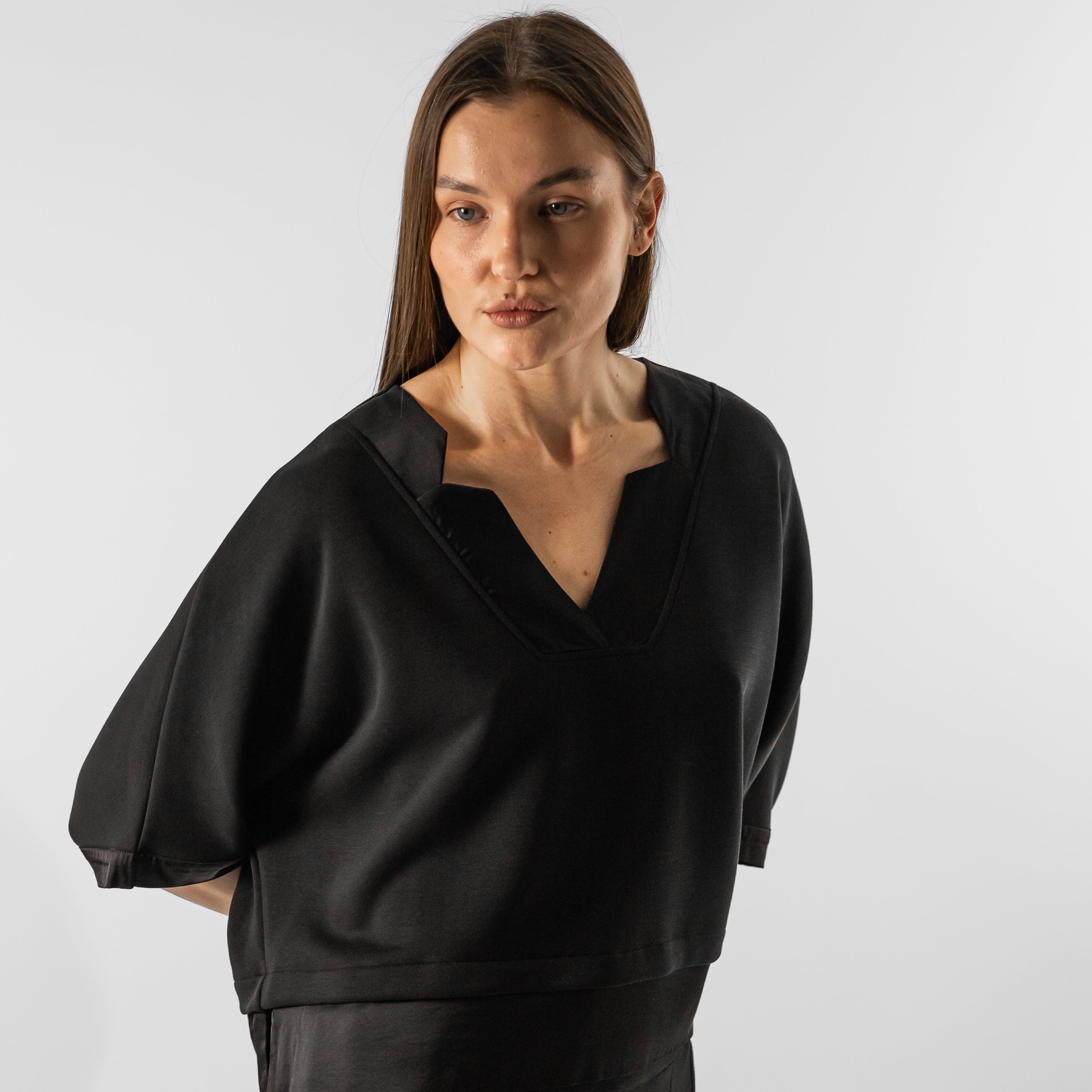Blusa manica 3/4 in modal light
