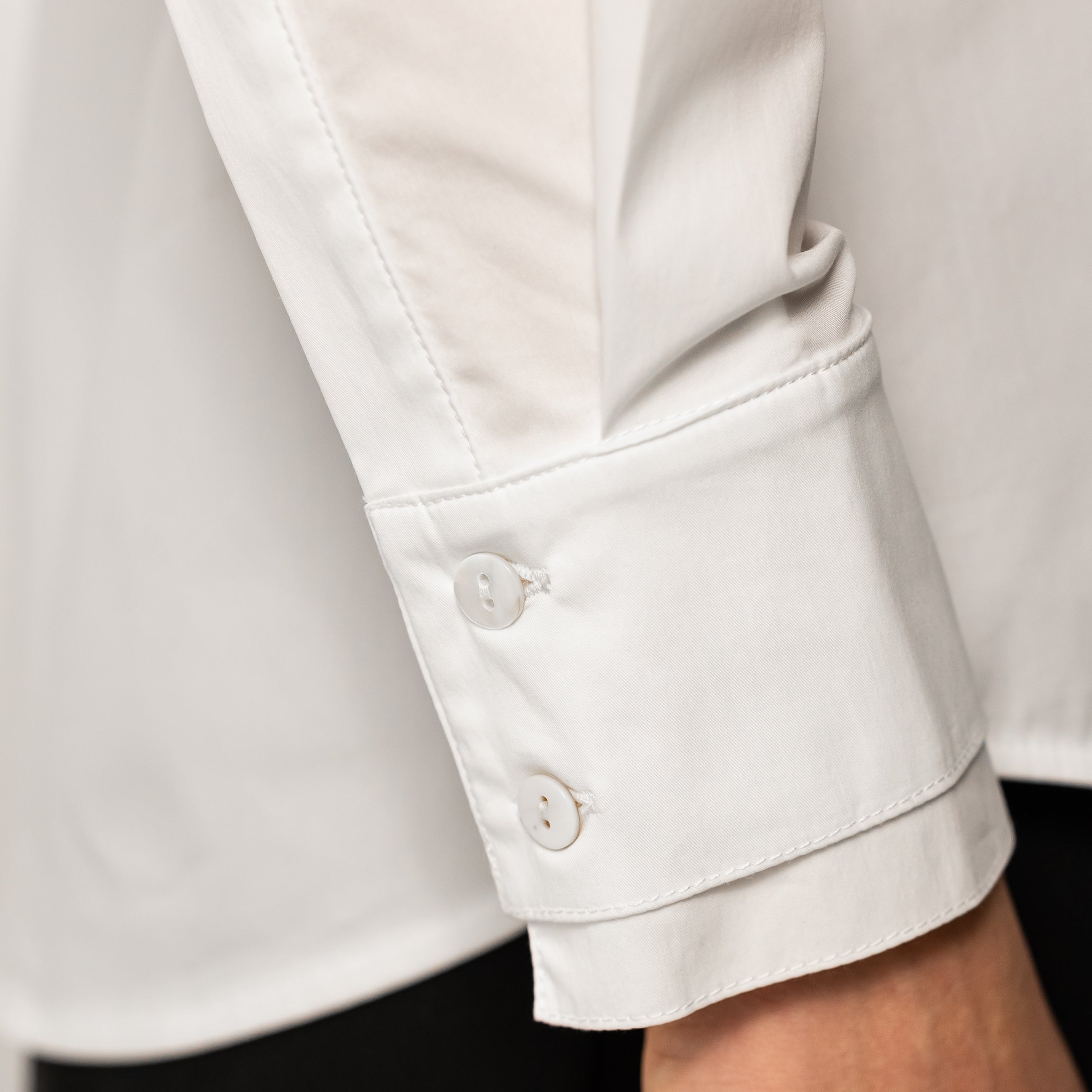 Camicia in popeline doppio colletto