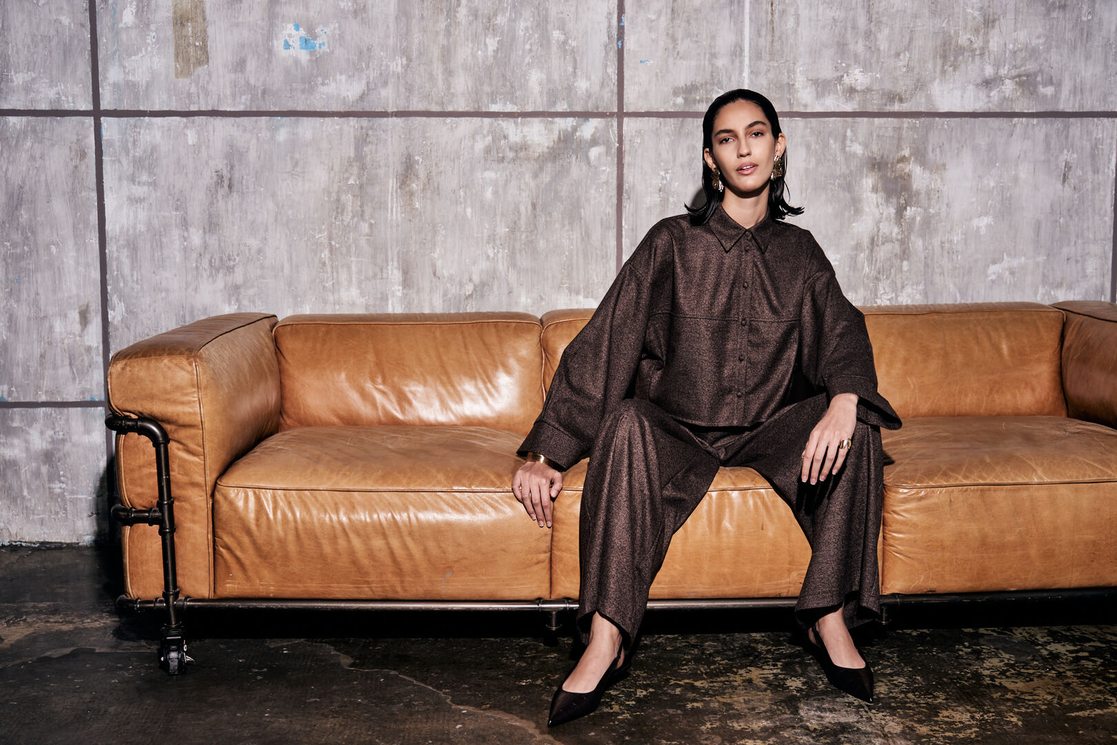 Camicia corta dal taglio morbido