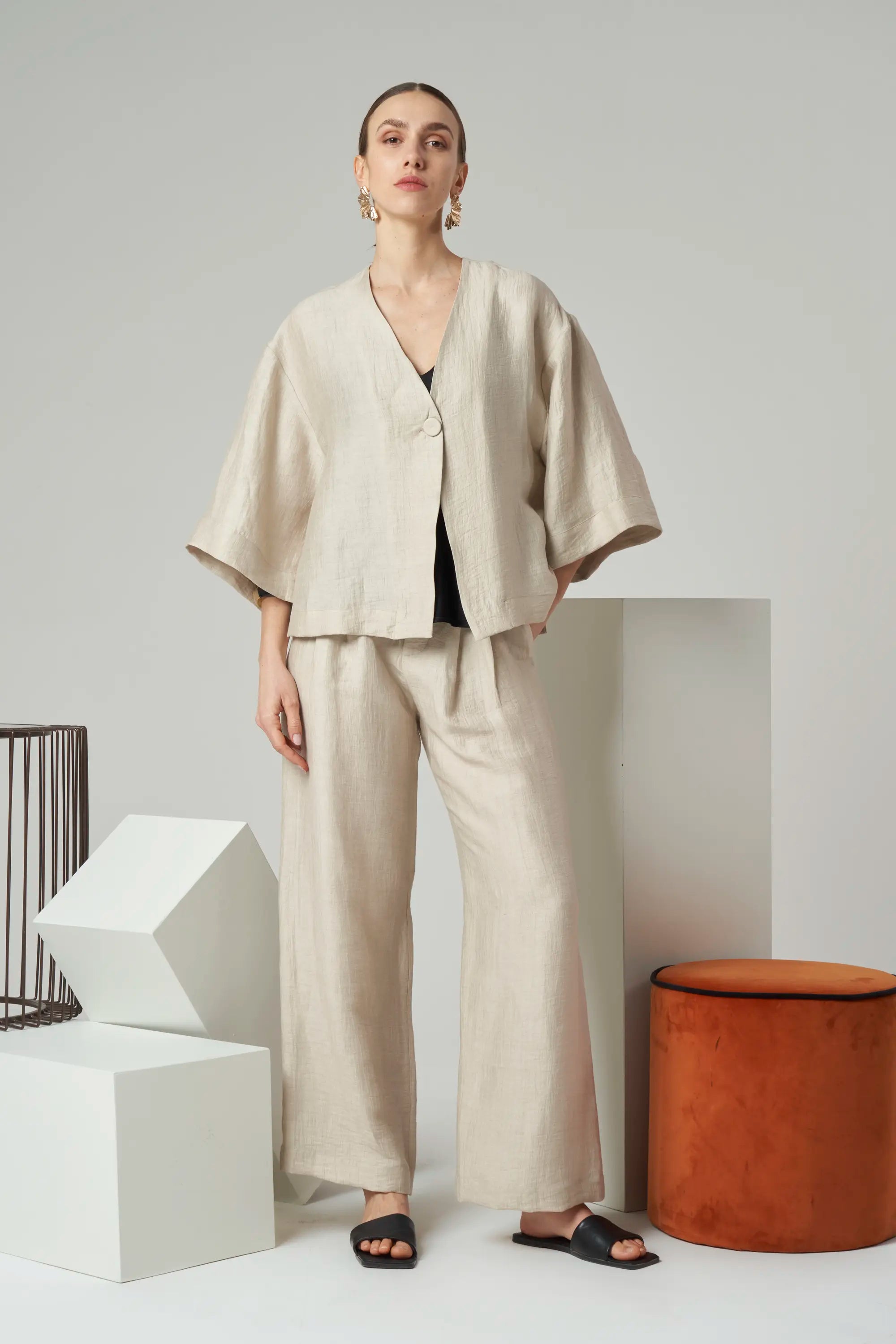 Linen Tailored Jacket