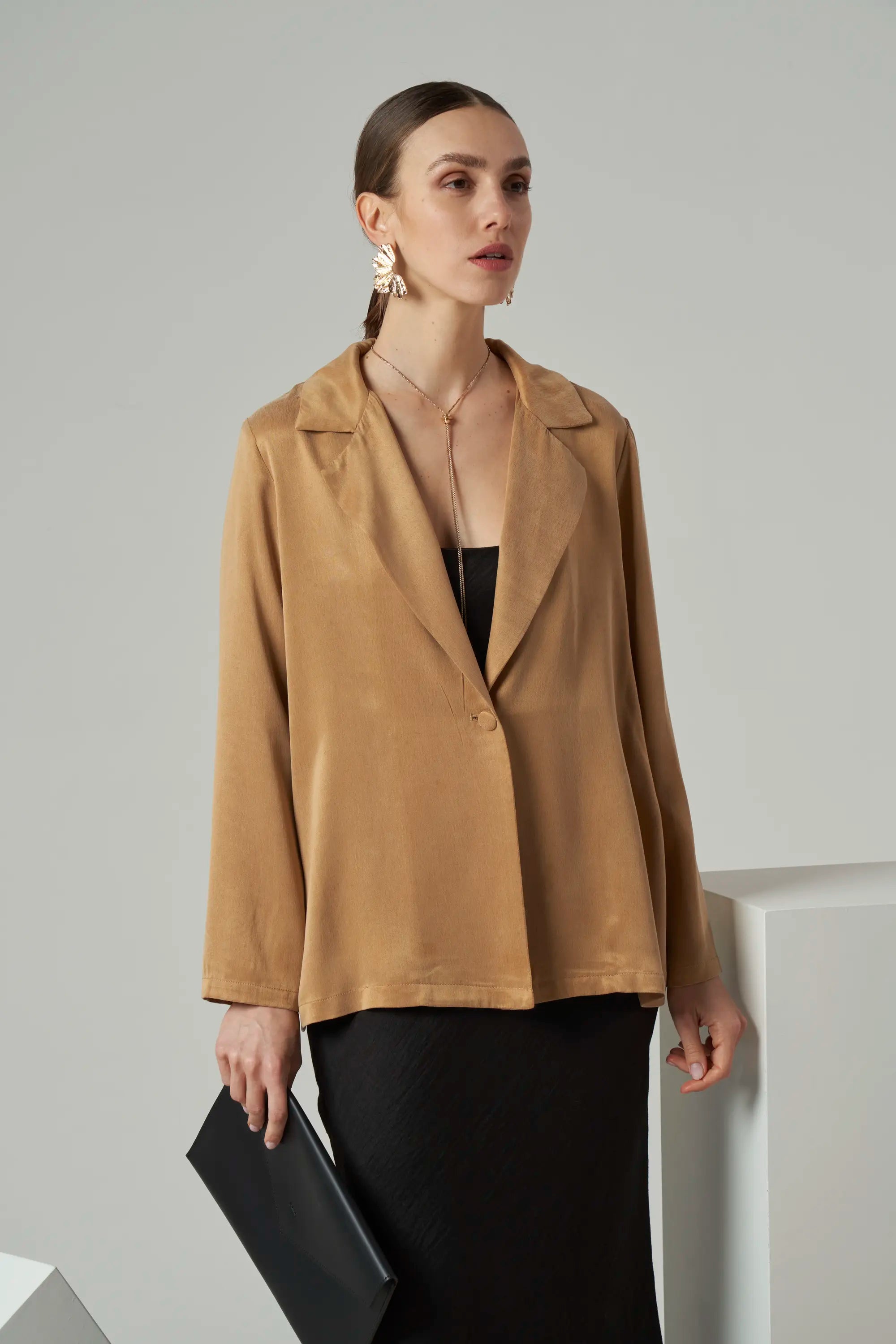 Cupro Tailored Blazer