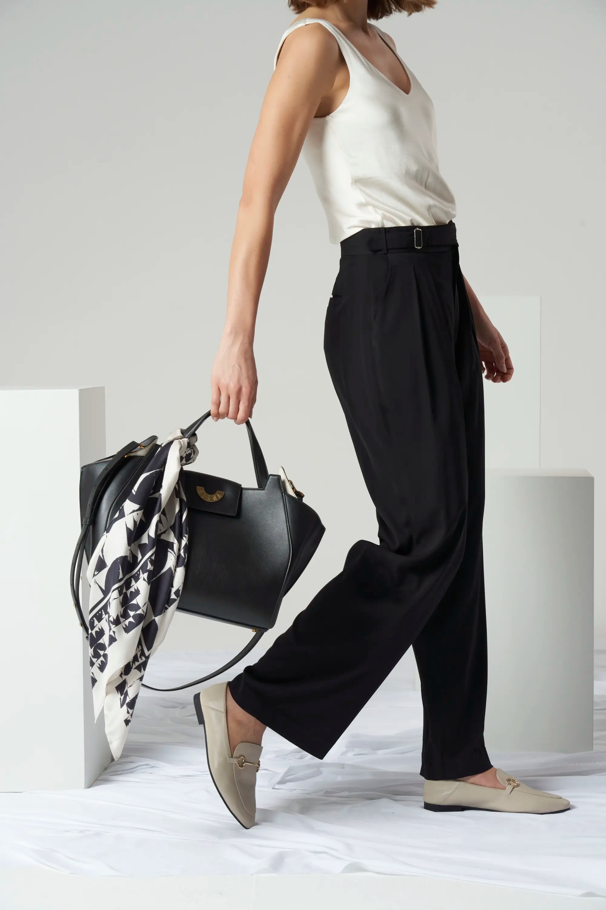 Tailored Straight Leg Trousers