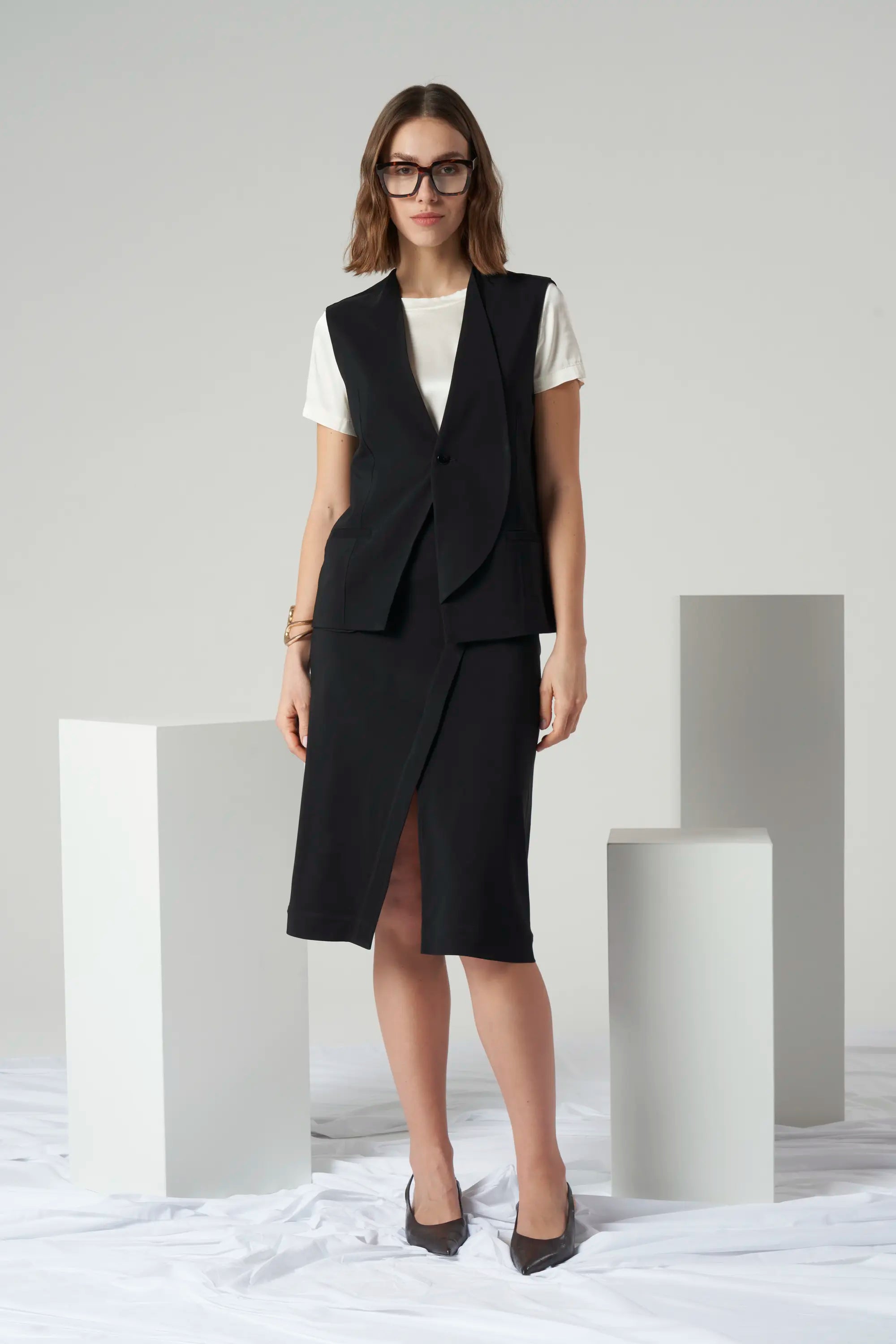 Long Tailored Vest