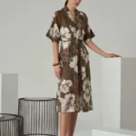 Cotton Silk Printed Dress