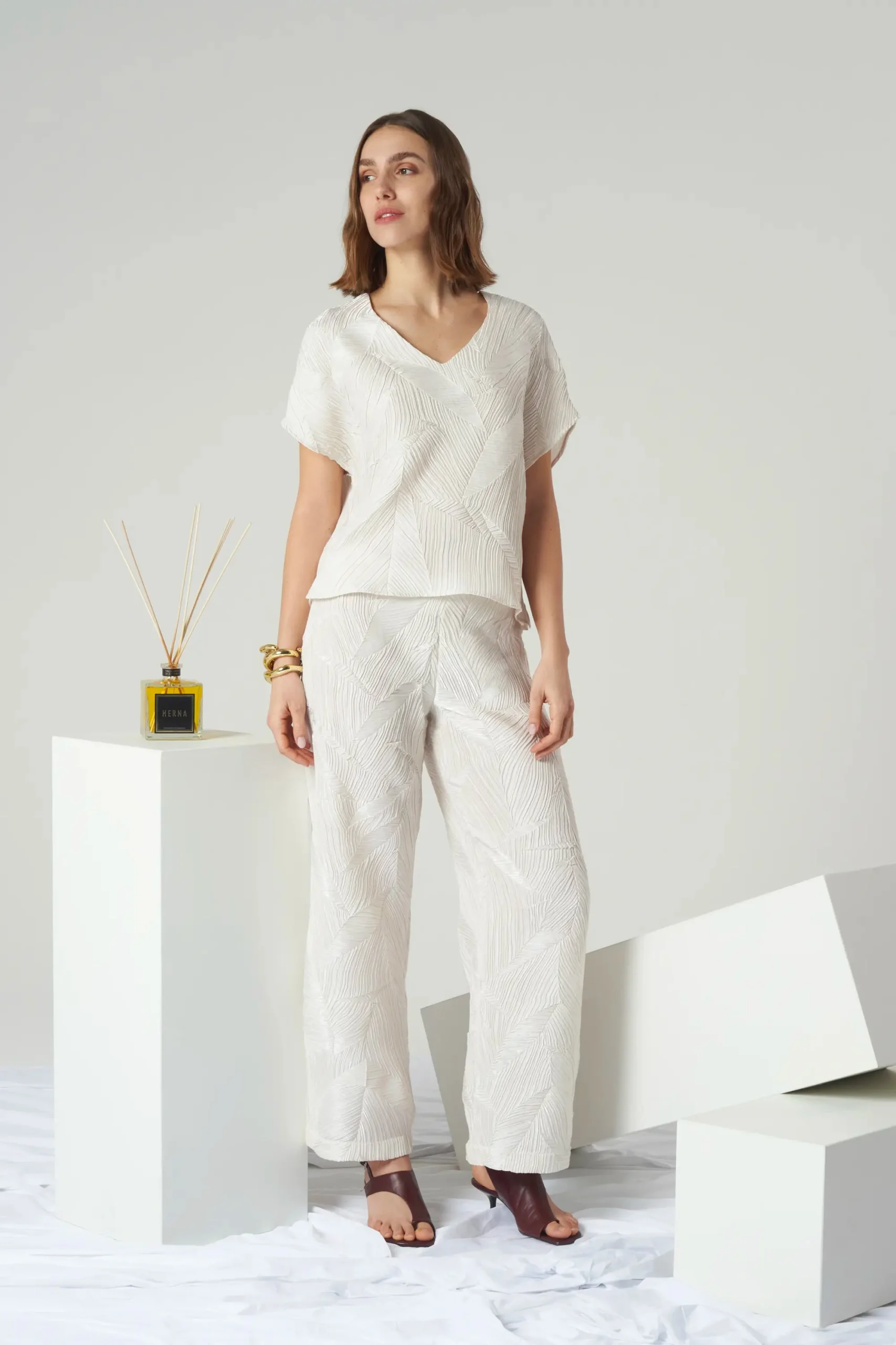 images Textured Viscose Top - Image 1